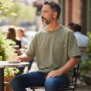 KUWALLA TEE (XL) Carbon Pocket Tee Super-Soft Carbon Brushed Crew-Neck